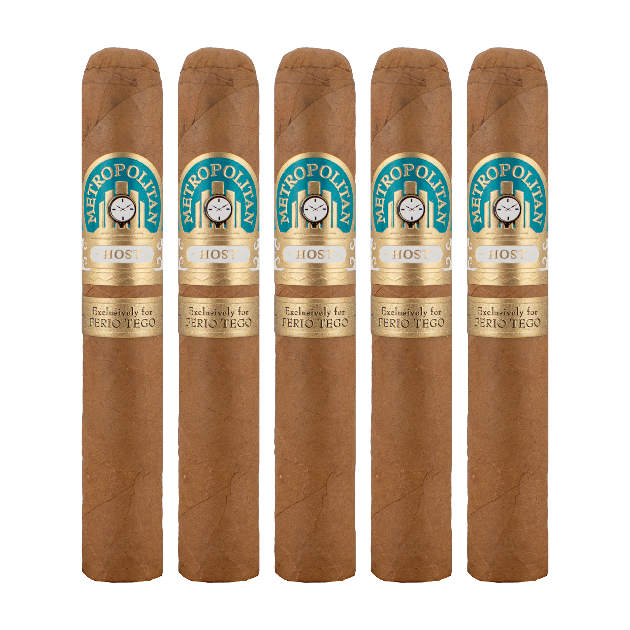 Ferio Tego Metropolitan Host Hobart Robusto Cigar - 5 Pack